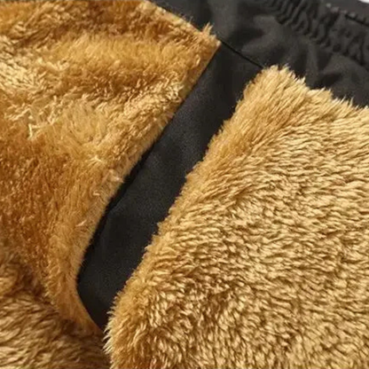 Men's Hooded Parka Jacket Fur Collar
