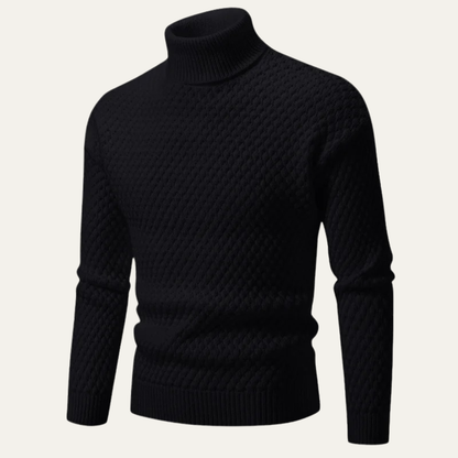 Men's Winter Knit Turtleneck Sweater