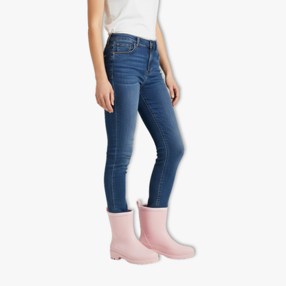 Ladies Waterproof Non Slip Ankle Rain Boots