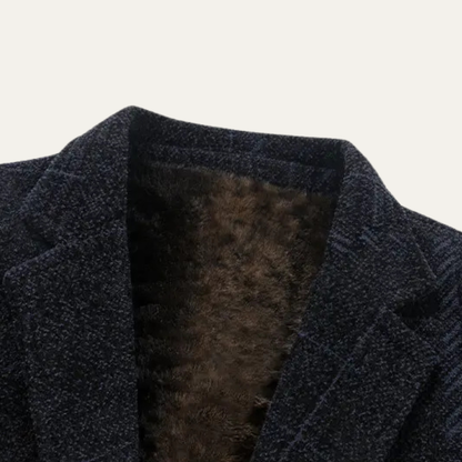 Men's Smart Blazer Warm Fur Lining