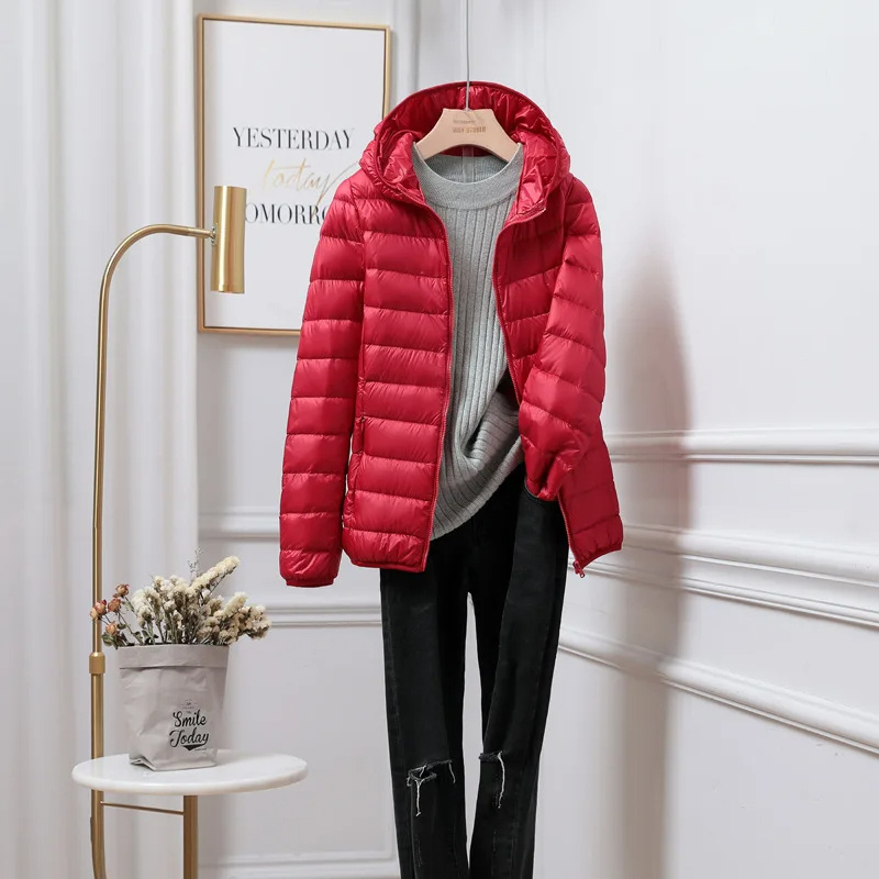 Women's Puffer Jacket Lightweight Water-Resistant
