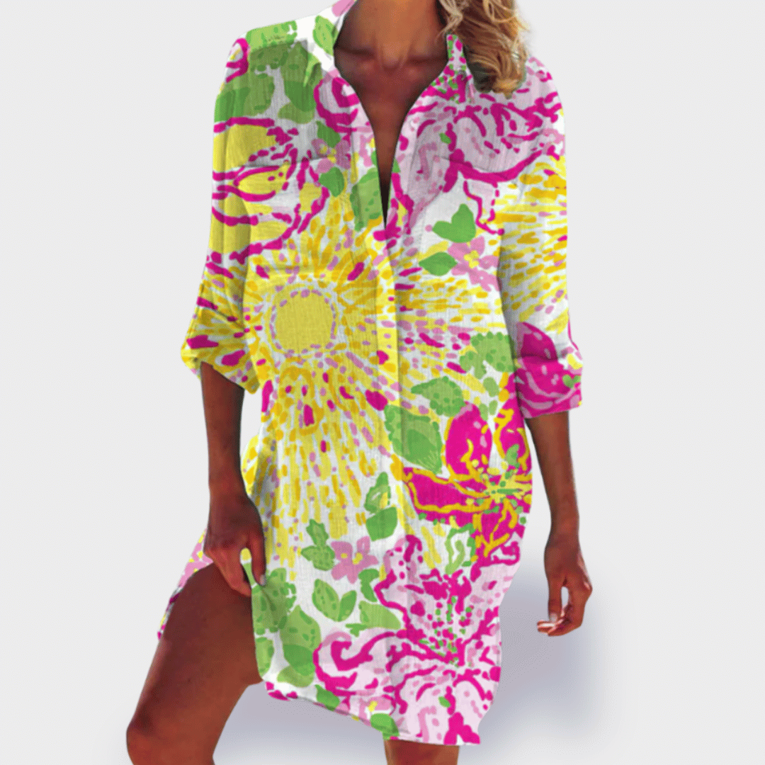 Elegant Women's Loose Fit Sundress Perfect Summer Wear