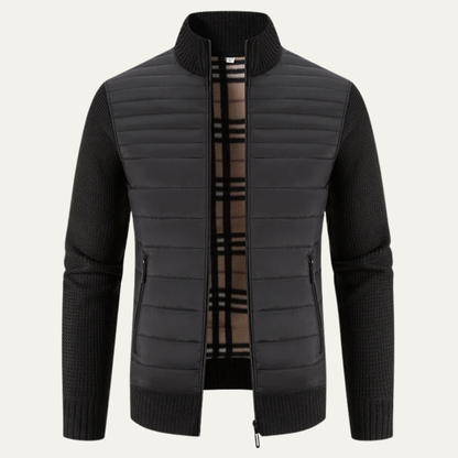 Men's Padded Stand Collar Winter Jacket