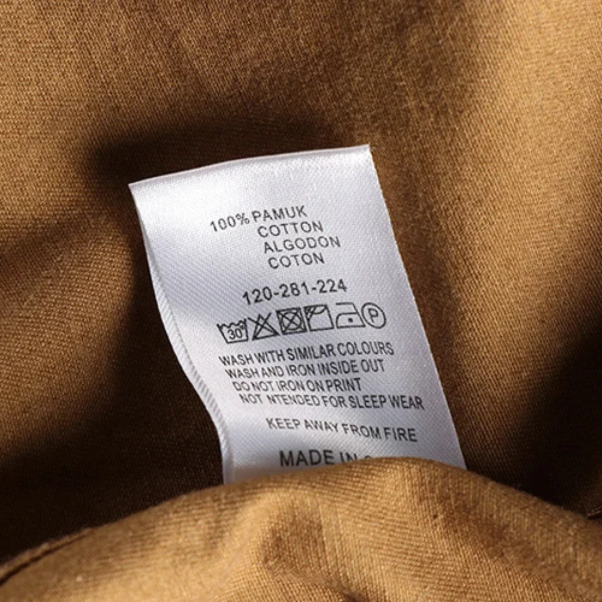 Men's Safari Shirt Button Up Casual Cotton