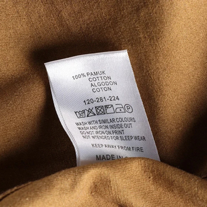 Men's Safari Shirt Button Up Casual Cotton
