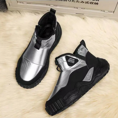 Men's Insulated Snow Boots Anti Slip Waterproof