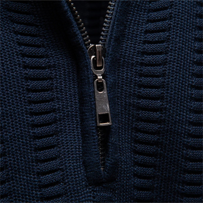 Men's Quarter Zip Winter Sweater