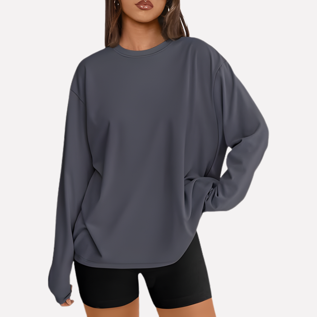 Women's Long Sleeve Oversized Shirt