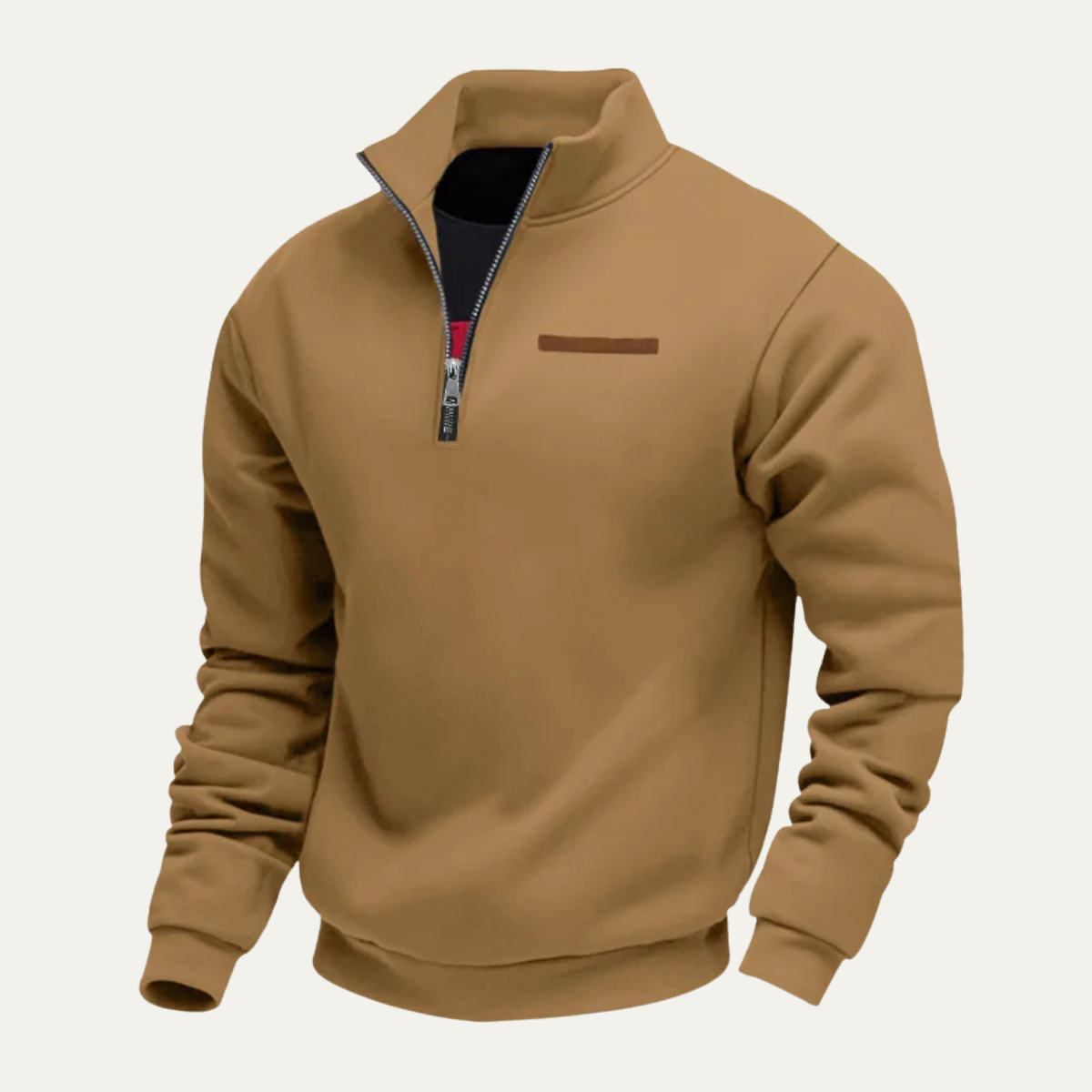 Men's Warm Half Zip Fleece Sweater
