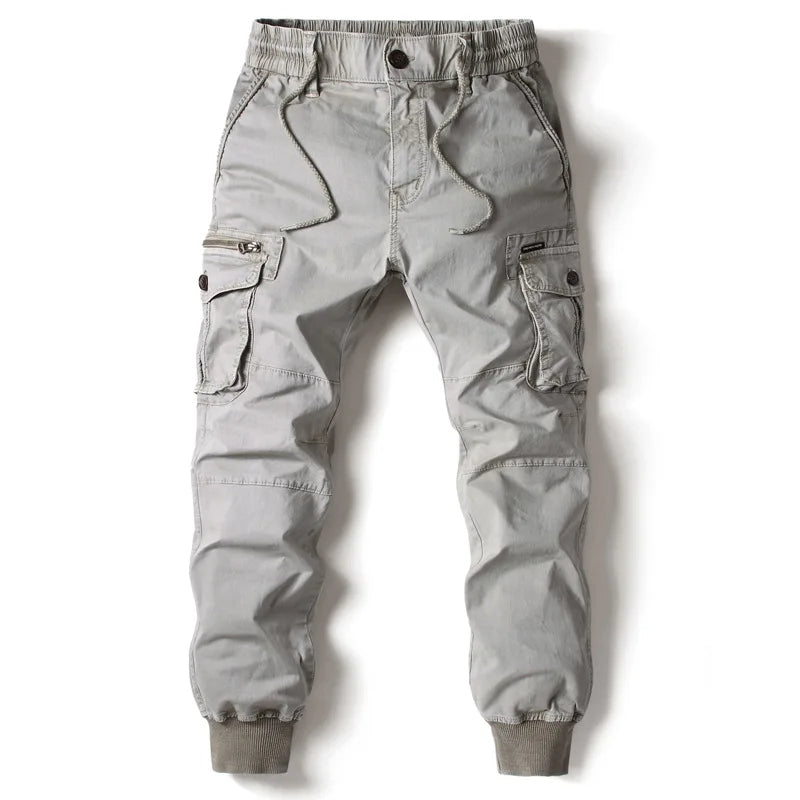Men's Cargo Jogger Pants Cuffed Hem