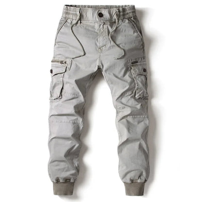 Men's Cargo Jogger Pants Cuffed Hem