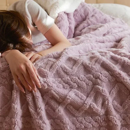Lambswool Blanket Warm Comfortable Winter Throw