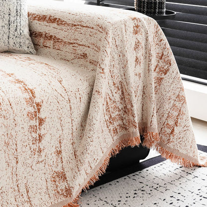 Cotton Reversible Coverlet Embroidery Floral Pattern