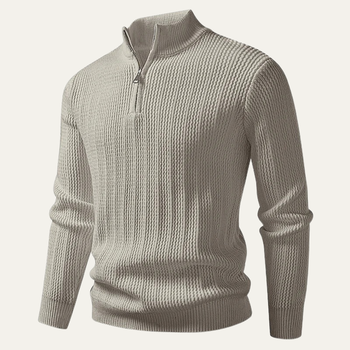 Men's Soft Knit Half Zip Sweater