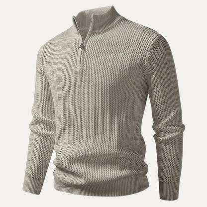 Men's Soft Knit Half Zip Sweater