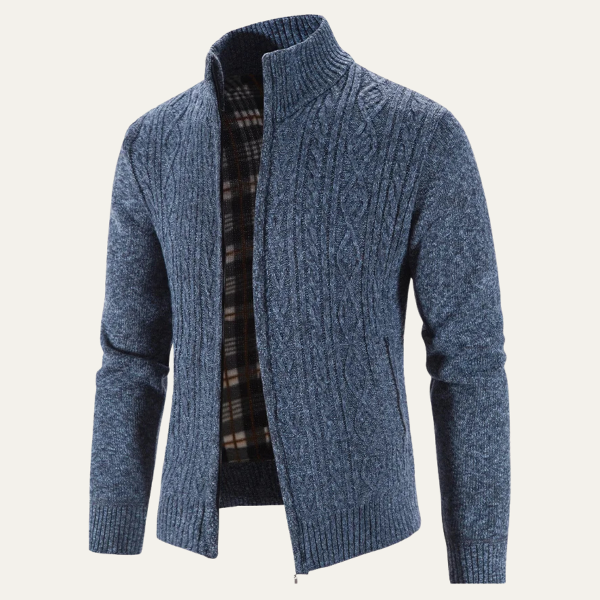Men's Warm Fleece Zip Up Jacket