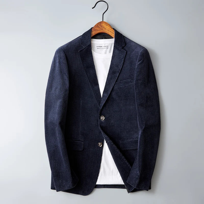Men's Slim Fit Corduroy Blazer Suit