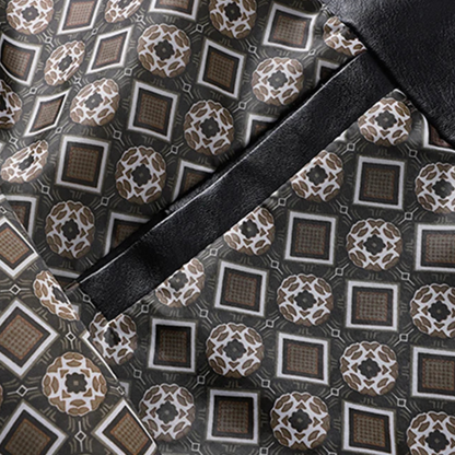 Men's Leather Winter Jacket Button Up