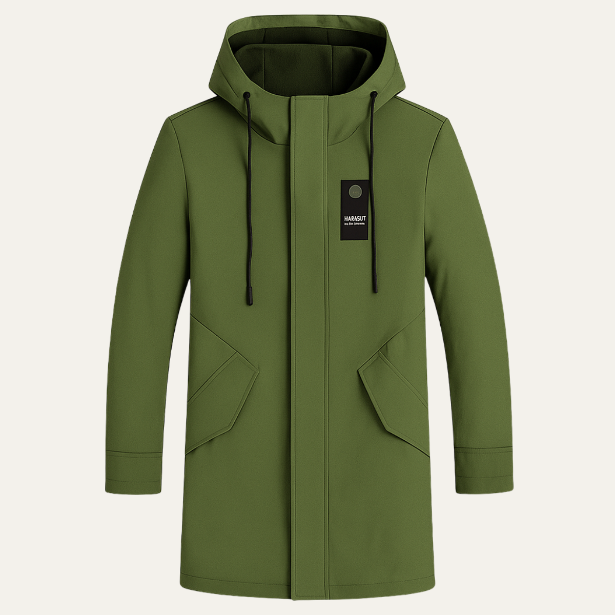 Men's Lightweight Hooded Jacket Casual Drawstring - VibreMode