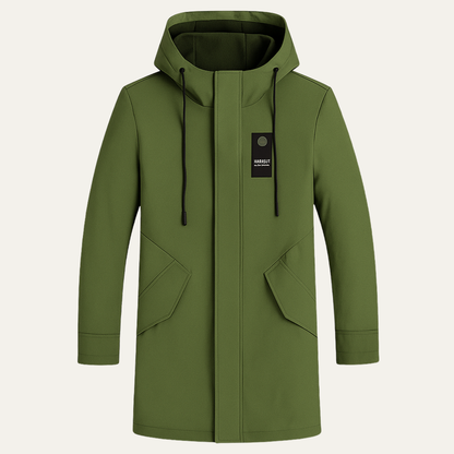 Men's Lightweight Hooded Jacket Casual Drawstring - VibreMode