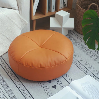 Japanese Style Nappa Leather Cushion Minimalist Comfort