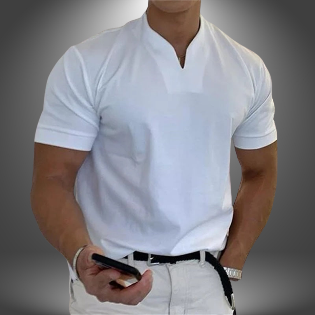 Lightweight Men's Casual Short Sleeve Shirt - VibreMode