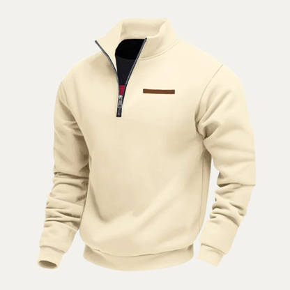Wexley Men's Warm Half Zip Sweater
