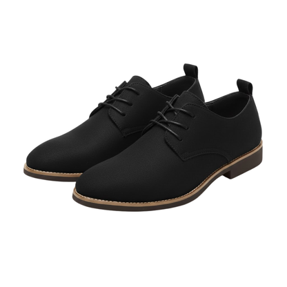 Relaxed Fit Mens Frosty Leather Shoes Grip Sole