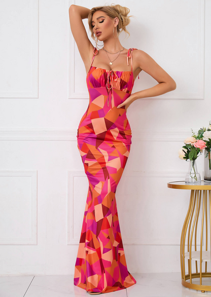 Beautiful Flower Long Dress