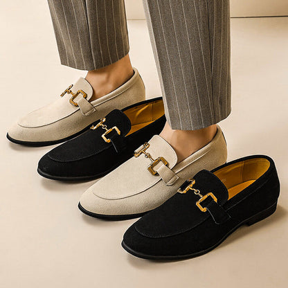 Luxury Suede Slip On Loafers