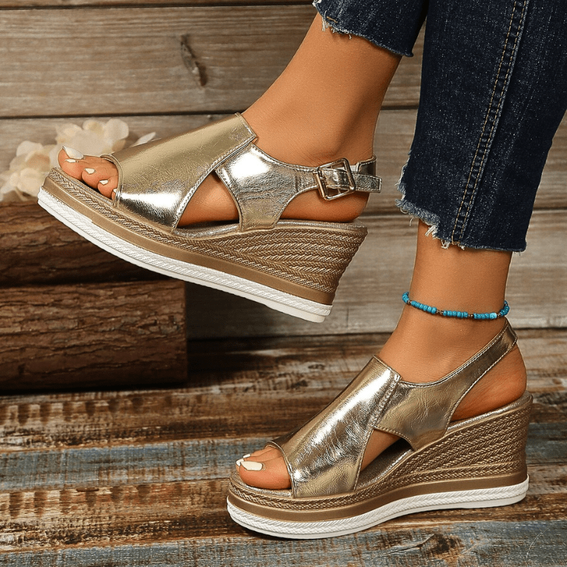 Luxury Women's Glitter Platform Sandals