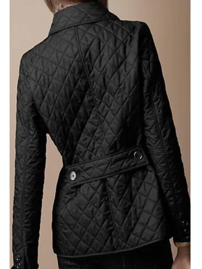 Women's Lined Jacket Folded Collar
