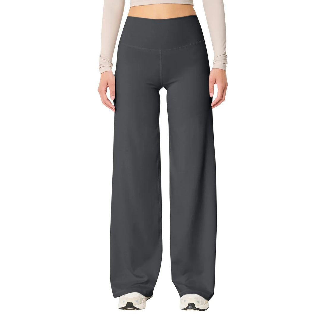 Women's High-Waisted Yoga Pants Stretchy Black