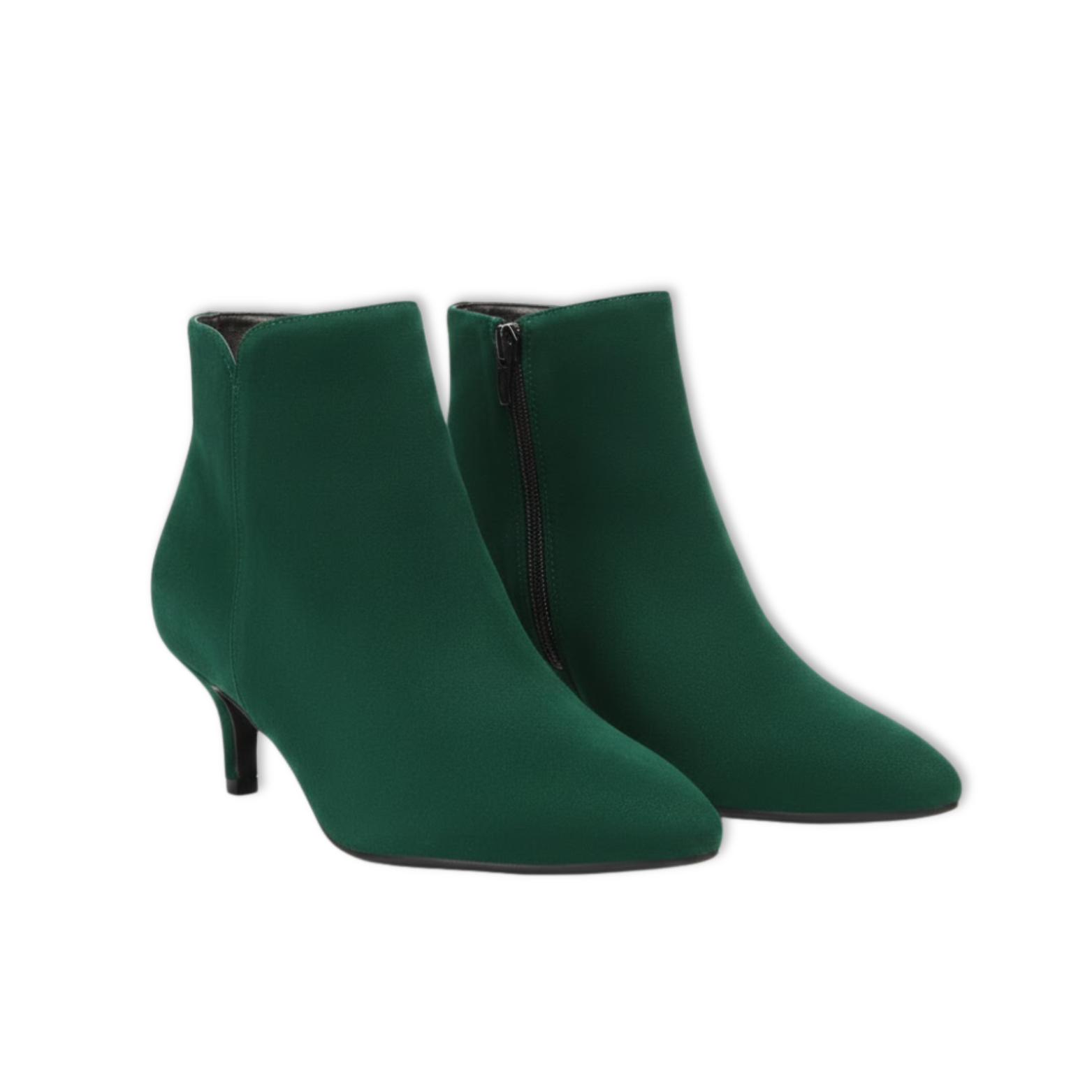 Stylish Low Heel Ankle Boots for Women Pointed Toe - VibreMode