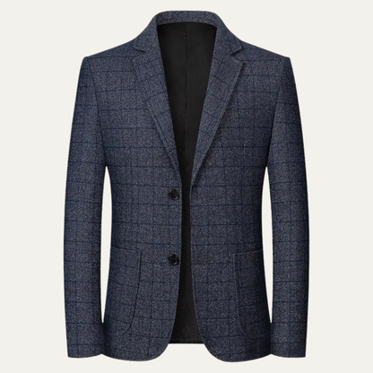 Men's Classic Plaid Blazer Check Pattern