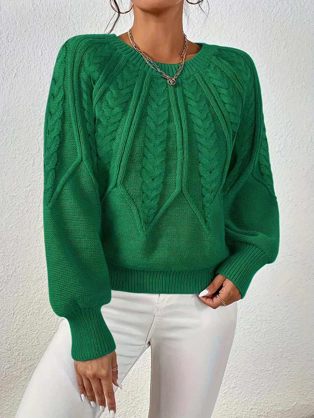 Soft Knit Crew Neck Sweater