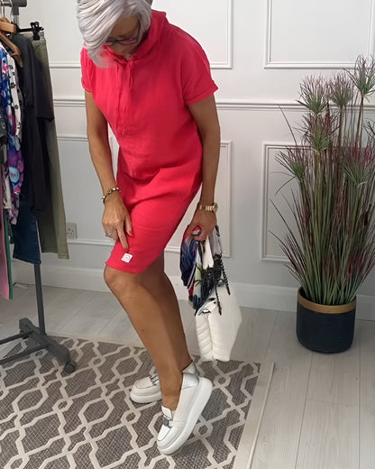 Casual Hooded Sweat Dress