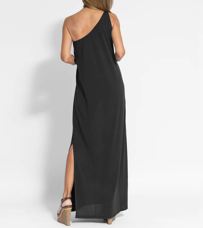 Chic Off Shoulder Floor Length Evening Dress
