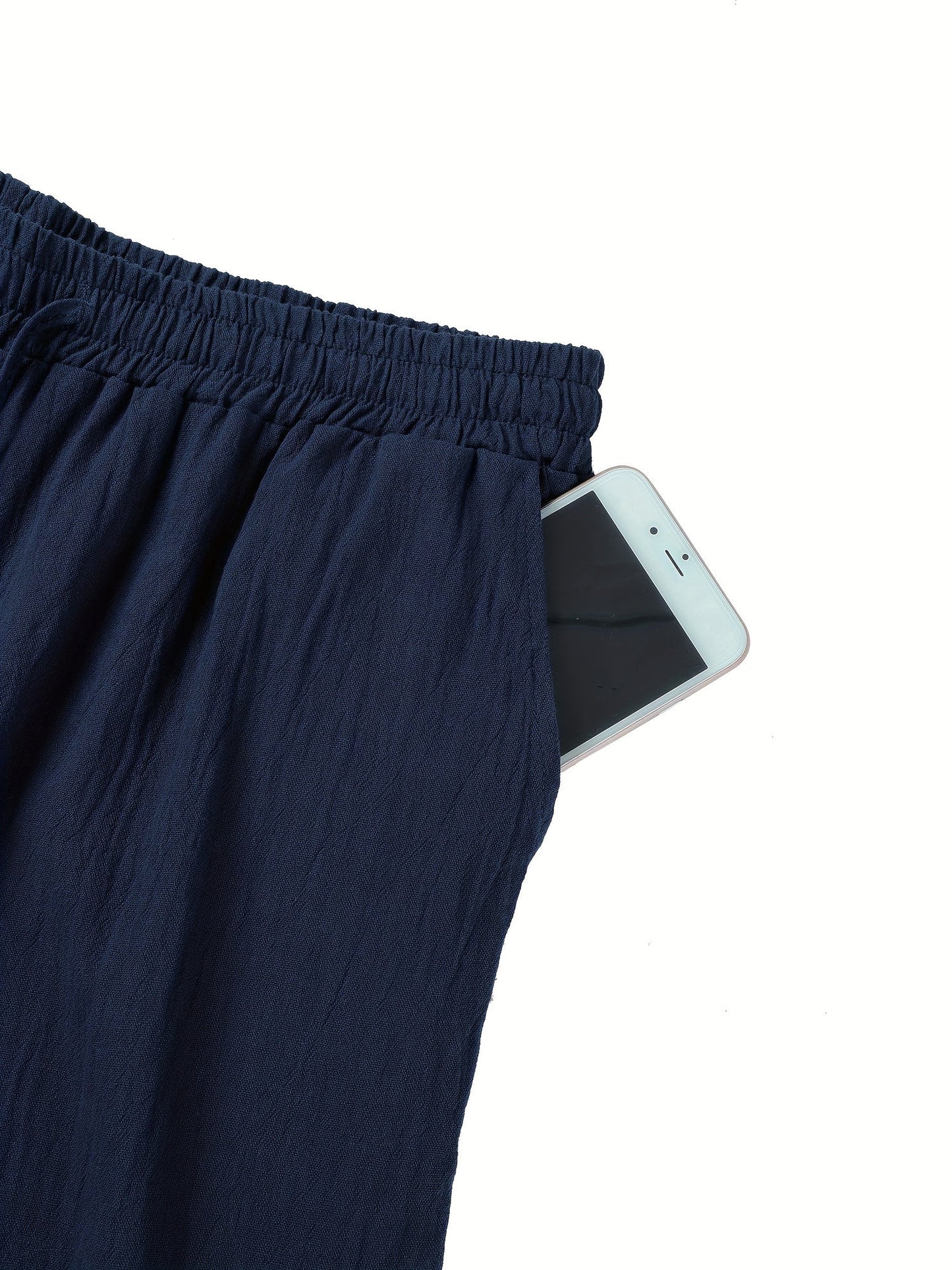 Men's Linen Pants Breathable Beige