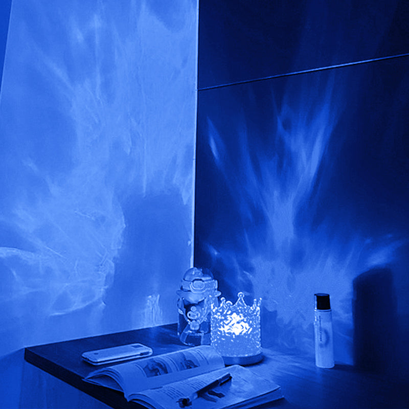 Colorful Ocean Wave Table Lamp