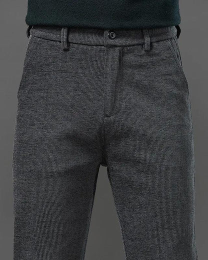 Rugged Textured Corduroy Trousers
