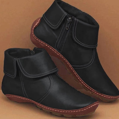 Comfortable Women's Low Heel Ankle Boots