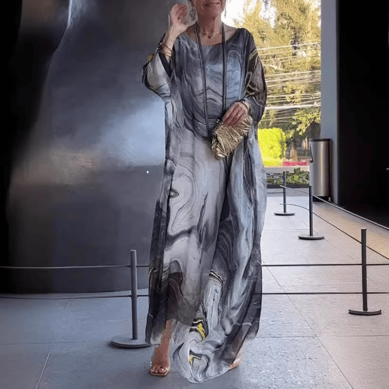 Elegant Floral Maxi Dress