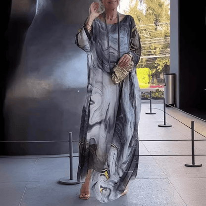 Elegant Floral Maxi Dress