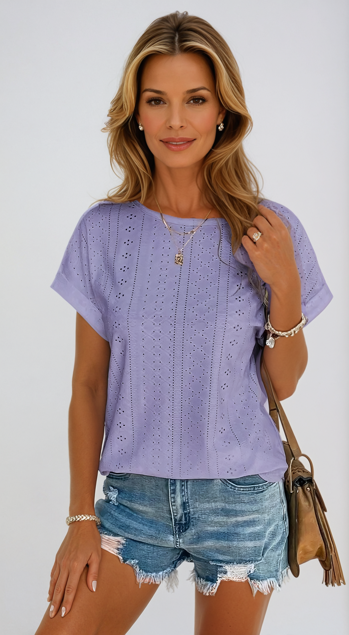 Women's Eyelet Casual