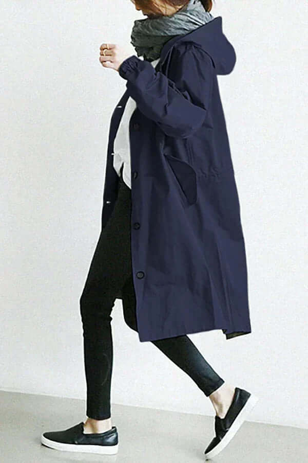 Women's Waterproof Rain Cape Lightweight Breathable