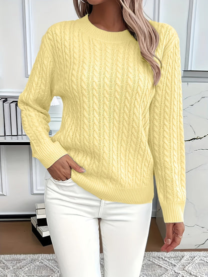 Classic Fit Knit Crew Neck Sweater