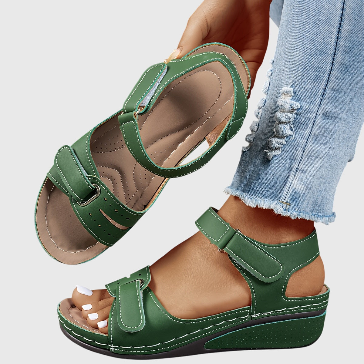 Sparkling Gemstone Sandals