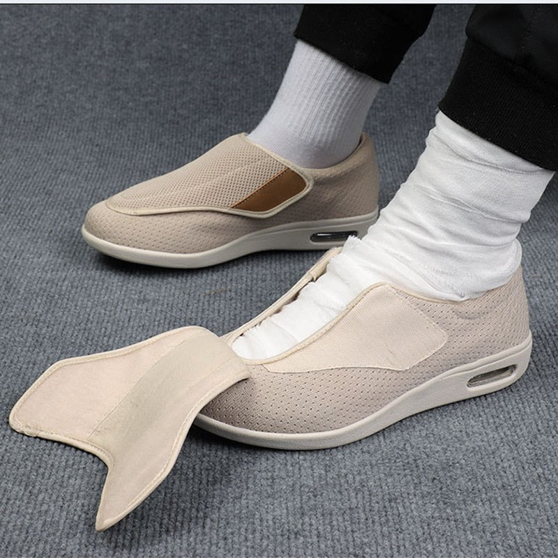 Comfortable Wide Fit Women's Walking Shoes with Air Cushion