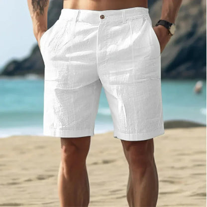 Men's Linen Casual Shorts - VibreMode